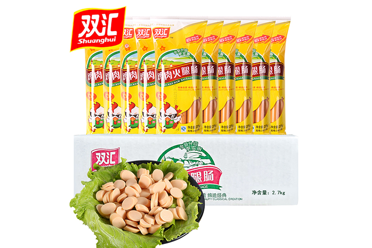 SHUANGHUI CHICKEN HAM SAUSAGE 9PCS 270GX10PACKS